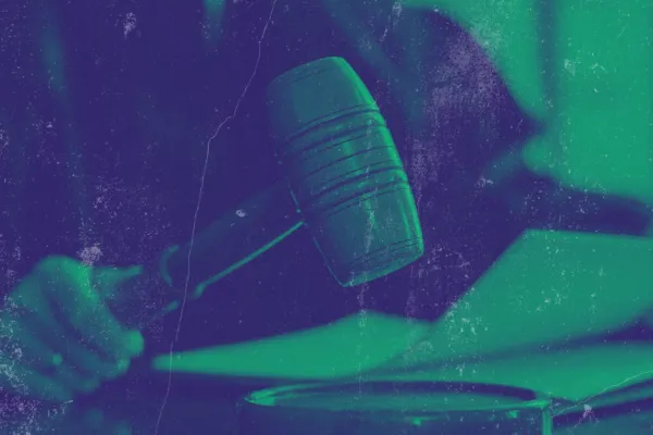 Photo of a judge's gavel