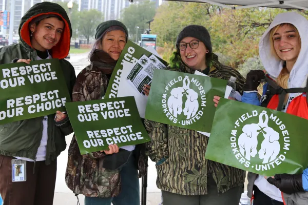 Field Museum workers