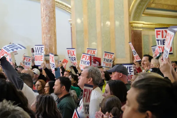 Photo of the Tier 2 rally