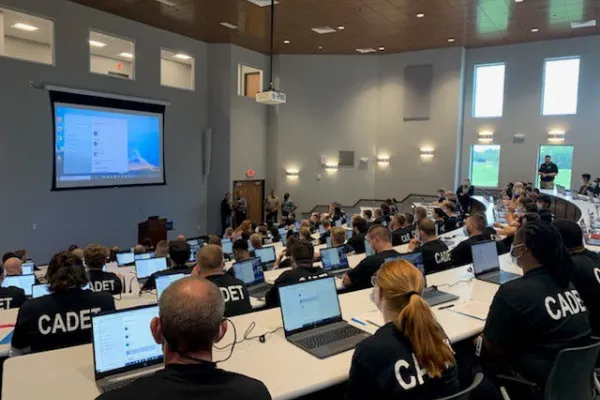 IDOC cadets at the Decatur training academy.