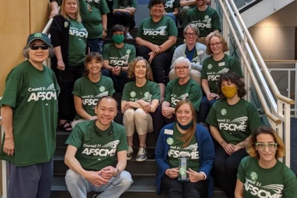 Niles library workers