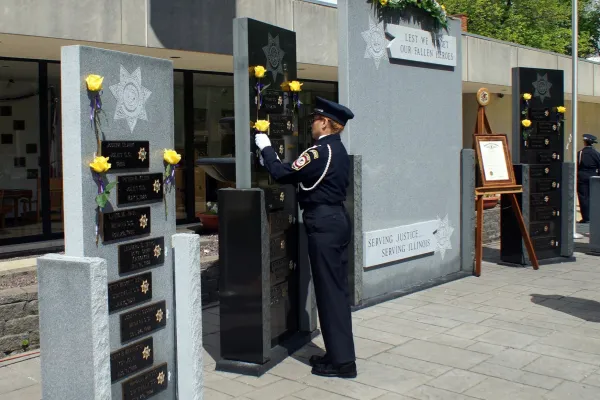 IDOC memorial wall