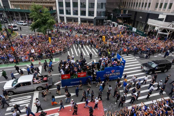 NY Knicks parade