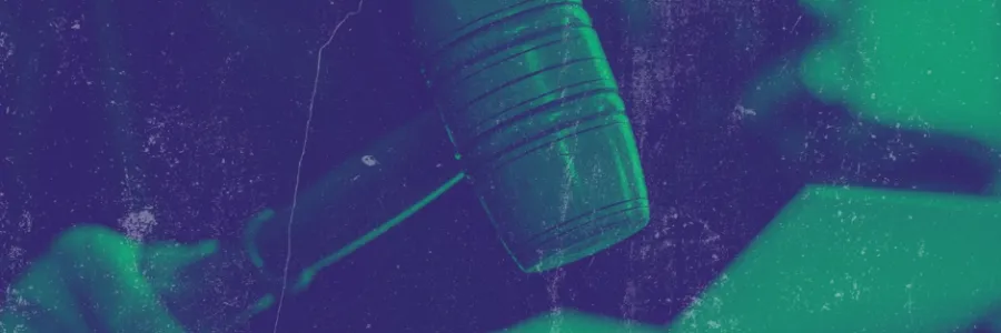 Photo of a judge's gavel