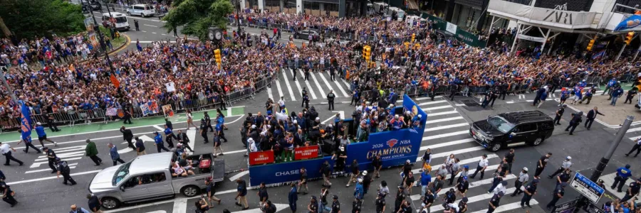 NY Knicks parade