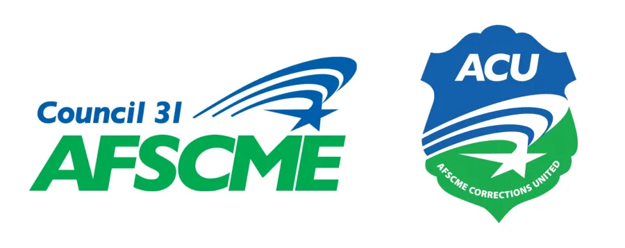 Council 31 Logo and the AFSCME Corrections United logo