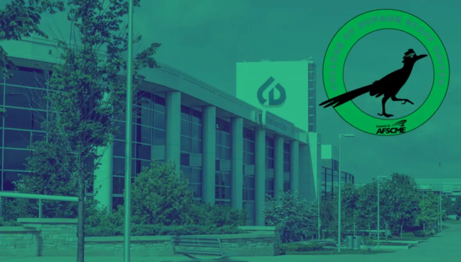 A photo of the College of DuPage campus
