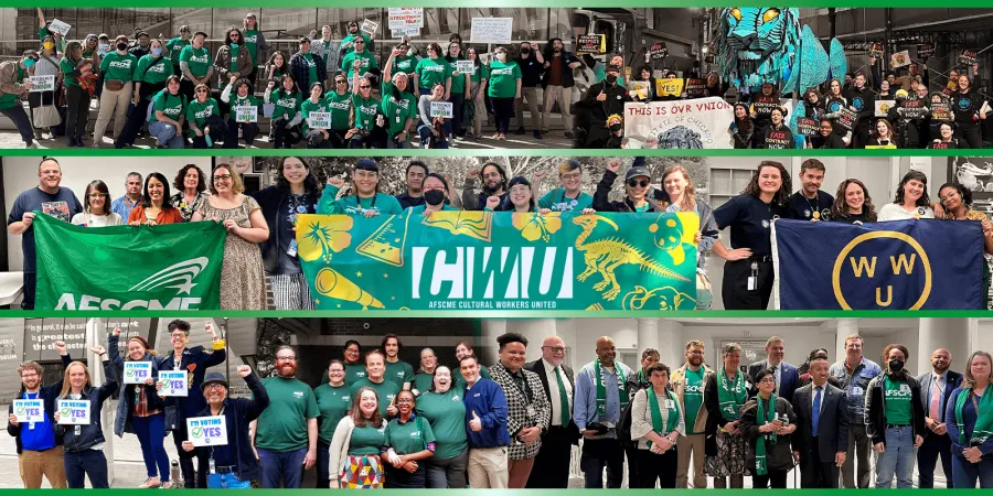 Collage of AFSCME Cultural Workers
