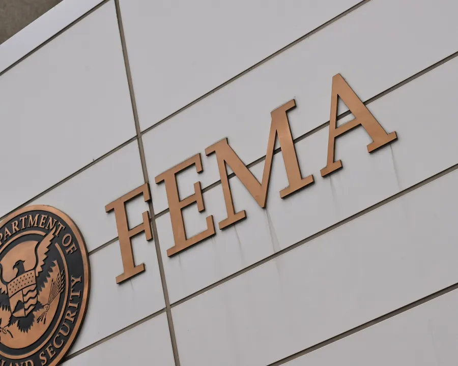 Sign reading FEMA