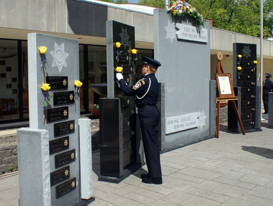 IDOC memorial wall