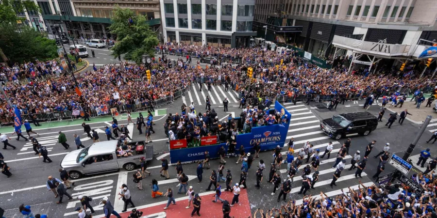 NY Knicks parade