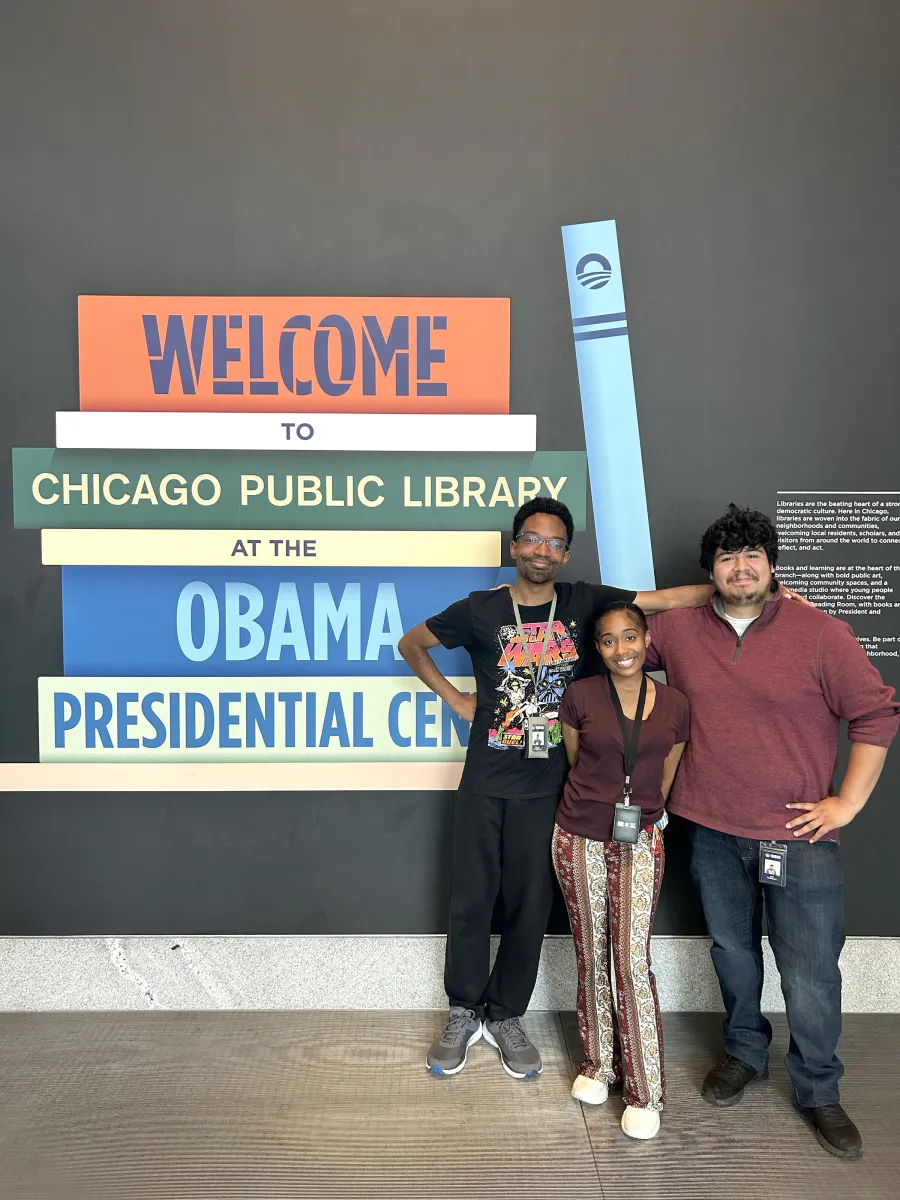 AFSCME members at the Obama Center