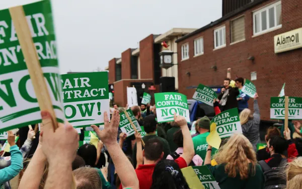 Rally at Illinois State University