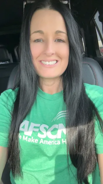 AFSCME Local 3600 President Tenielle Fitzjarrald